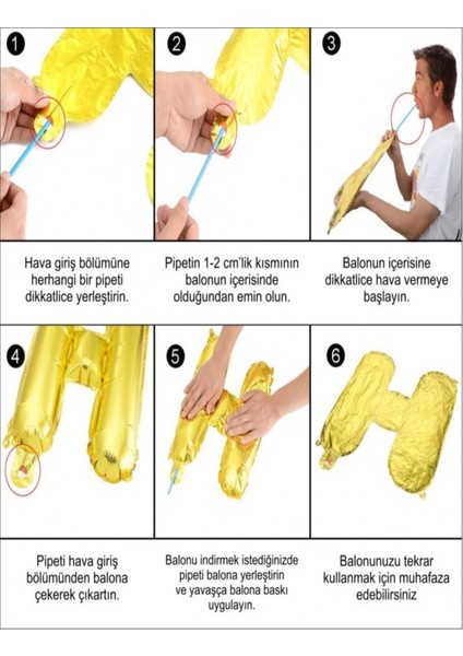 Folyo Balon 6 Rakamı Helyum Balon 76 cm Rose Renk - 6 Yaş Balonu - 6 Rakam Balon - 34 Inch fiyatları