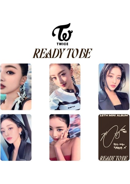 Twıce Jihyo '' Ready To Be '' Album Kart Seti