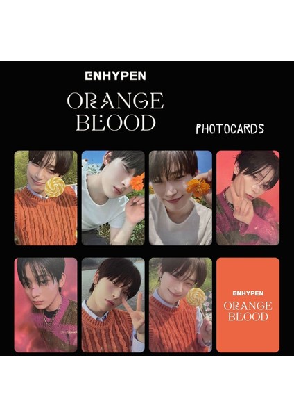 Enhypen Sunoo '' Orange Blood '' Photocards Set