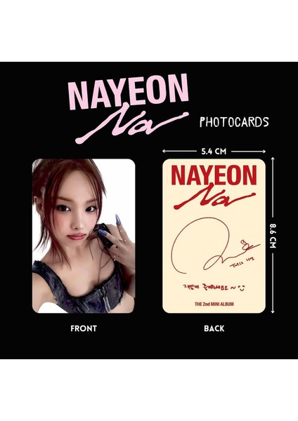 Twıce Nayeon '' Na '' Photocards Set -C- fiyatları