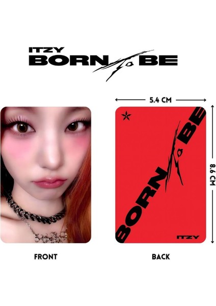Itzy '' Born To Be '' Untouchable Ver. Photocards Set 1 fiyatları