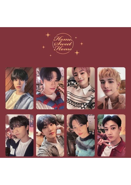 Stray Kıds '' Official Fanclub Stay 3rd Generation Home Sweat Home '' Photocards Set