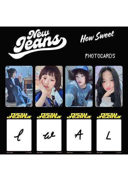 New Jeans '' How Sweet '' Hannı Photocards Set