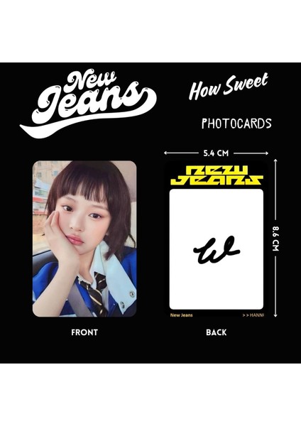 New Jeans '' How Sweet '' Hannı Photocards Set fiyatları