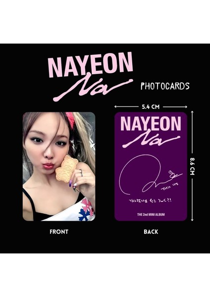 Twıce Nayeon '' Na '' Photocards Set -B- fiyatları