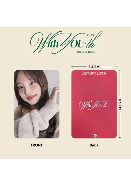 Twıce '' With You Th '' Pob 1 Pc Set fiyatları