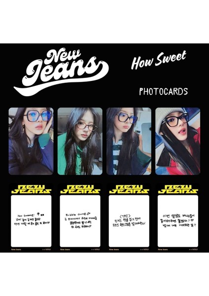 New Jeans '' How Sweet '' Mınjı Photocards Set