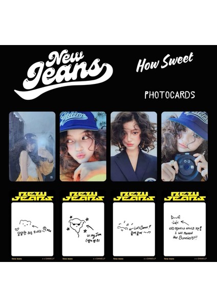 New Jeans '' How Sweet '' Danıelle Photocards Set