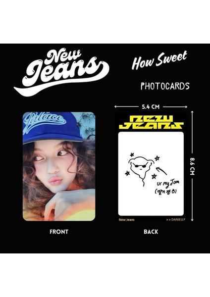 New Jeans '' How Sweet '' Danıelle Photocards Set fiyatları
