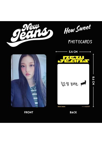 New Jeans '' How Sweet '' Haerın Photocards Set fiyatları