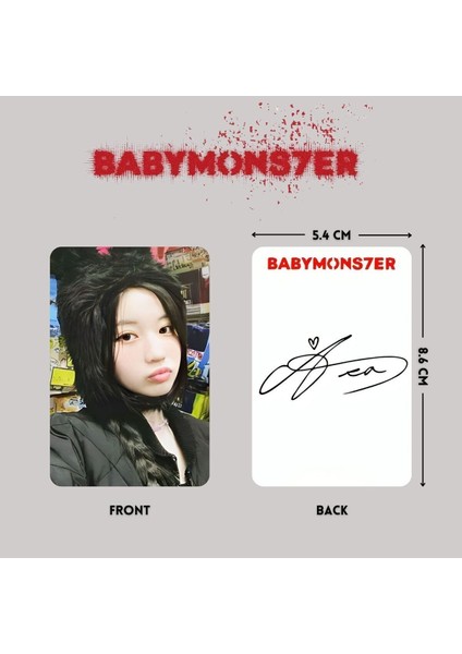Babymonster '' BABYMONS7ER '' Tag Pob Set 1 Pc fiyatları