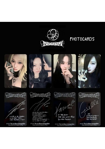 Aespa '' Armageddon '' Poster Ver. Photocards Set