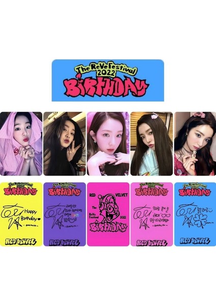 Red Velvet Irene '' The Reve Festival 2022 :birthday '' Albüm Kart Seti