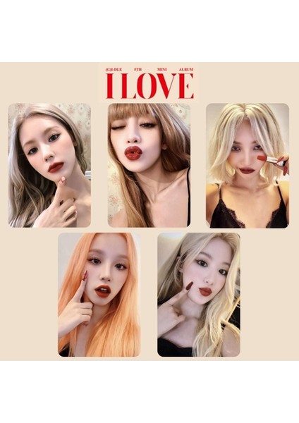 (G)I-Dle '' I Love '' Albüm Kart Seti 1