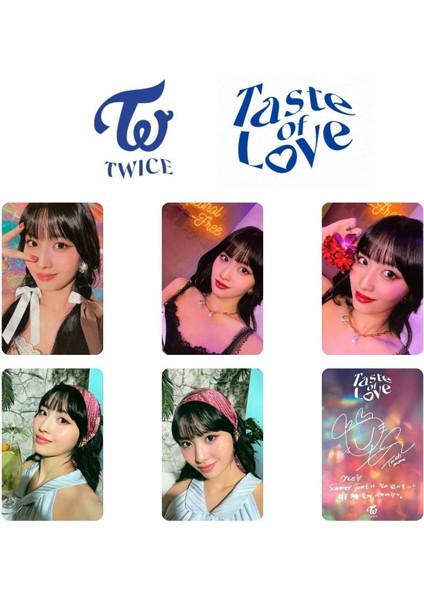 Twıce Momo '' Taste Of Love '' Imzalı Albüm Kart Seti