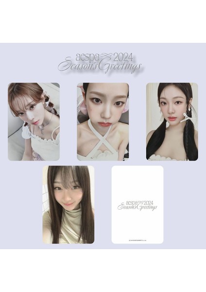 Aespa '' 2024 Season's Greetings '' Photocards Set - A