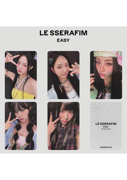 Le Sserafım '' Easy '' Pob 3 Pc Set