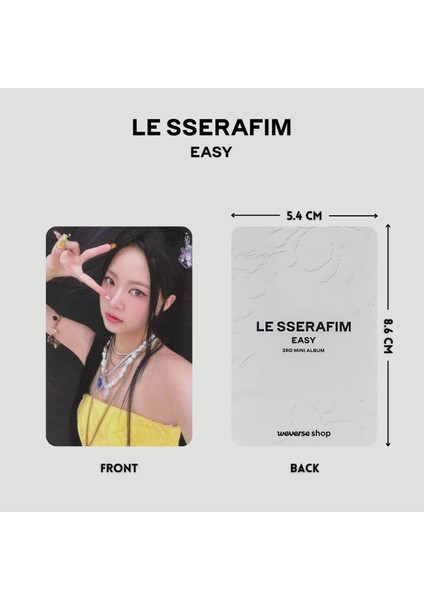 Le Sserafım '' Easy '' Pob 3 Pc Set fiyatları