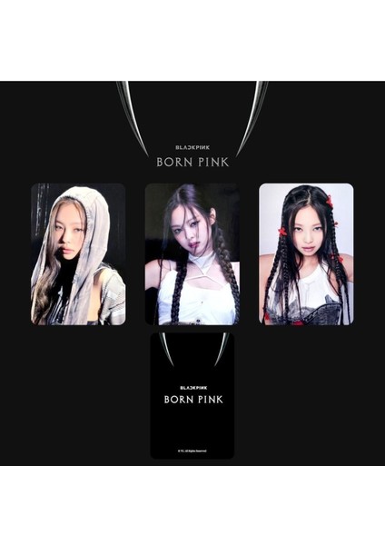 Blackpınk Jennie '' Born Pink '' Pob Kart Seti
