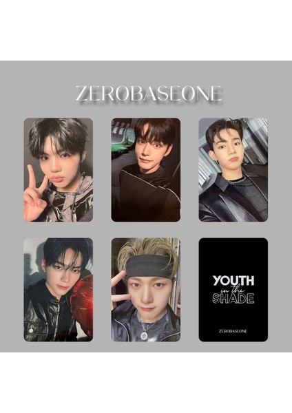 Zerobaseone '' Youth In The Shade '' Pc Set 2