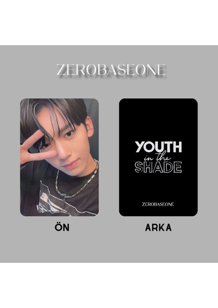 Zerobaseone '' Youth In The Shade '' Pc Set