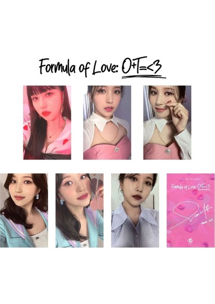 Twıce Mina " Formula Of Love " Albüm Kart Seti