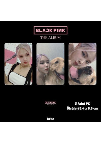 Blackpınk Rose '' The Album '' Pc Set fiyatları