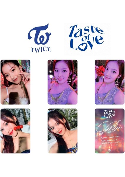 Twıce Sana '' Taste Of Love '' Imzalı Albüm Kart Seti