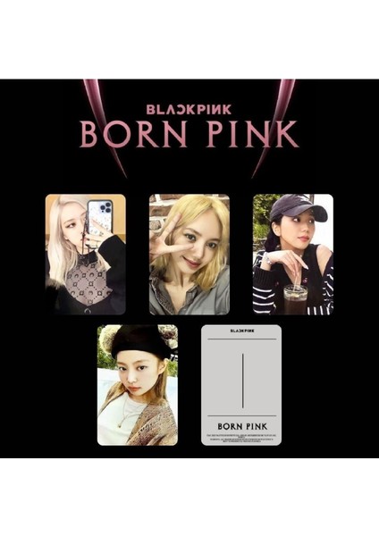 Blackpınk "born Pink" Albüm Kart Seti - Gray 1