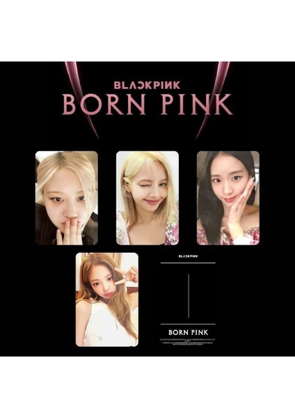 Blackpınk "born Pink" Albüm Kart Seti - Black 2