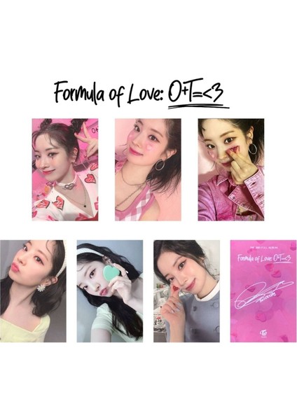 Twıce Dahyun " Formula Of Love " Albüm Kart Seti