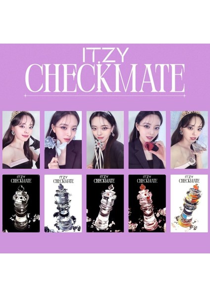 Itzy Checkmate '' Yuna '' Fotokart Set