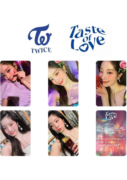 Twıce Dahyun '' Taste Of Love '' Imzalı Albüm Kart Seti