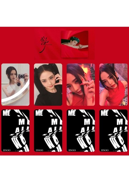 Blackpınk Jisoo '' Me '' Black 1 Albüm Kart Seti