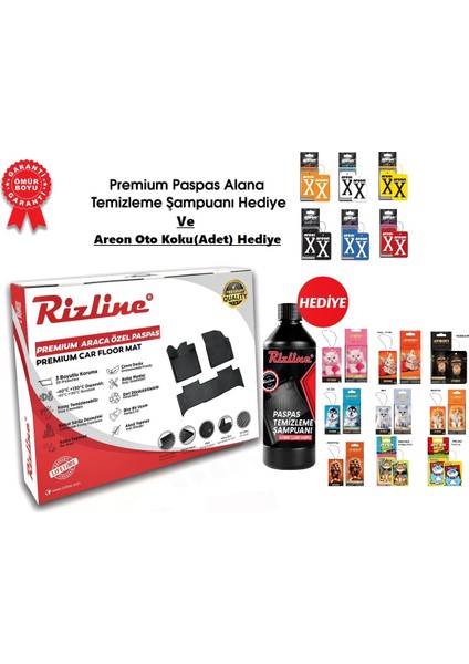 Premium Togg T10X 2023 Sonrası Havuzlu Paspas (Şampuan ve Areon Koku Hediye)