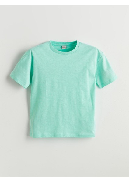 Lcw Kids Bisiklet Yaka Basic Erkek Çocuk Tişört (S5)