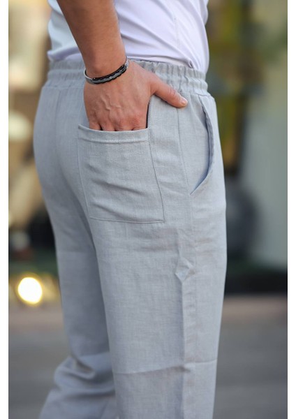 Beli Lastikli Keten Baggy Pantolon Kp fiyatları