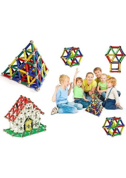 Magnastix 148 Parça Manyetik LEGO Seti (483483)