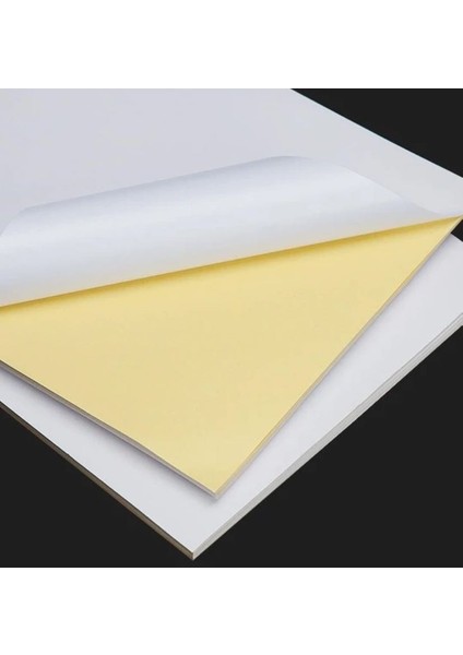 A5 Etiket 1.hamur Yapışkanlı 175 Adet Çıkartma Etiket Boş Paketleme Sticker 15,8X21 cm