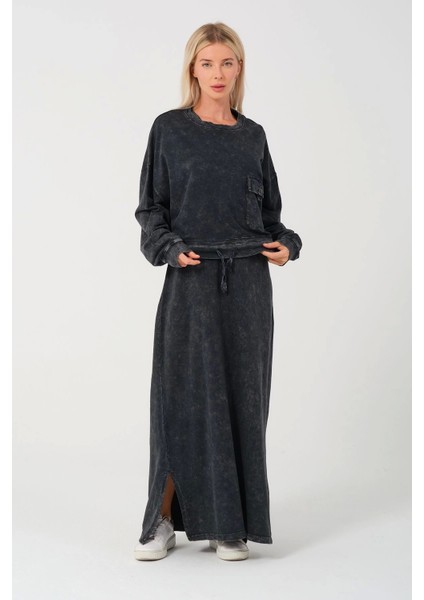 Organik Pamuk Cepli Ikili Takım-Siyah fırsatları