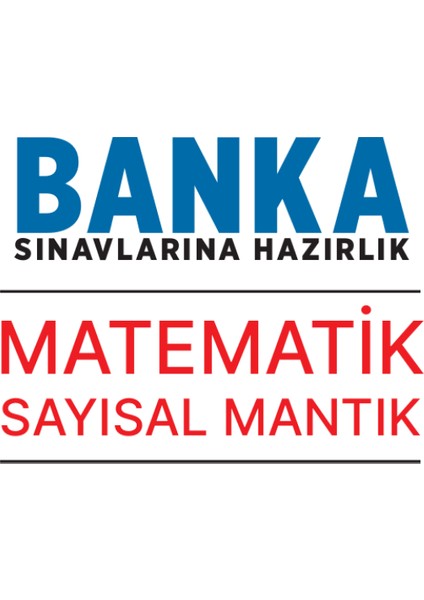 Banka Sınavlarına Hazırlık -Genel Yetenek Seti