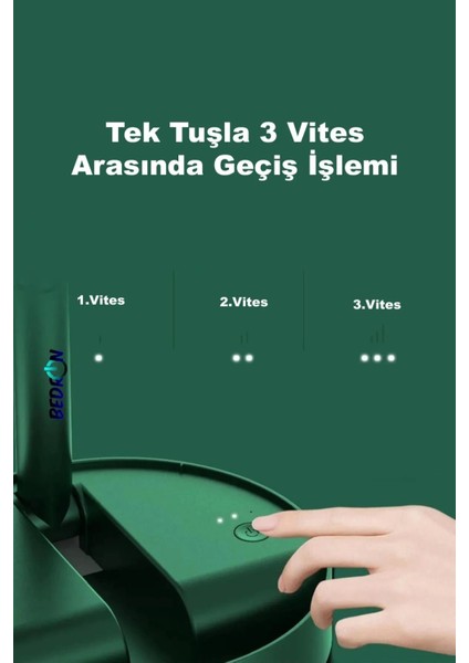 Sessiz 3 Kademeli Hafif Kablosuz 1200MAH Pervaneli Taşınabilir USB Şarjlı Masa El Fanı Vantilatör