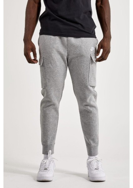 Club Fleece Erkek Gri Kargo Eşofman Altı fiyatları