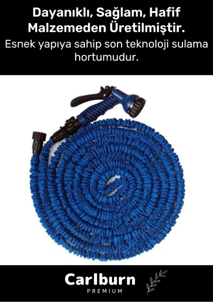 Premium Dolaşmaz Kırılmaz 7 Kademe Uzayan Bahçe Sulama Araç Yıkama Tabancalı 15 Metre Sihirli Hortum fiyatları