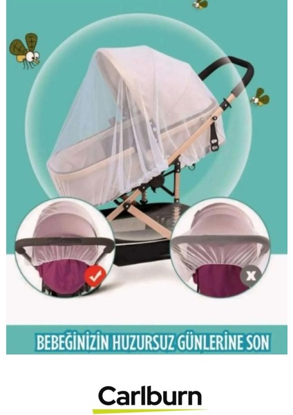 Özel Üretim Sinek Örümcek Böcek Karşı Koruma Mikro Delik Tak Çıkar 100X80X80 Bebek Arabası Cibinliği fırsatları