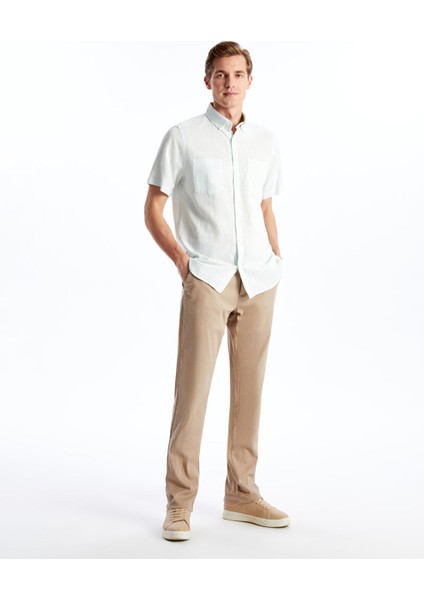 Yeni Sezon Standart Kalip Erkek Chino Pantolon - S50564Z8 modelleri