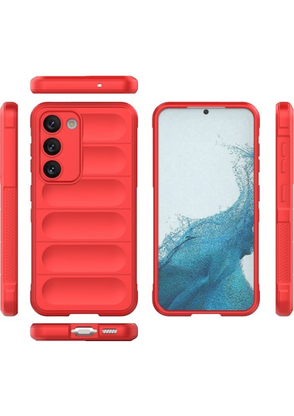 Samsung Galaxy S23 Plus Kılıf Optimum Silikon - Kırmızı Ynsmr modelleri