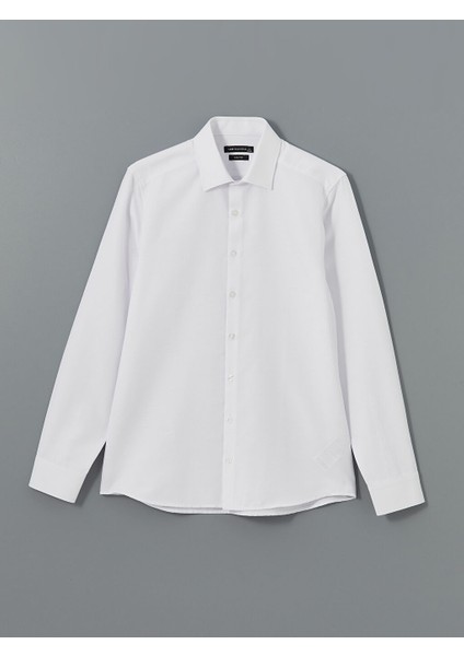 Yeni Sezon Slim Fit Uzun Kollu Oxford Erkek Gomlek - S50570Z8 indirimleri