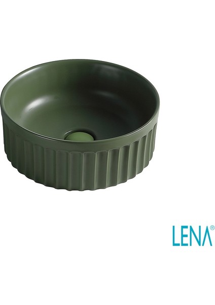 Tezgahüstü Lavabo (Mat Yeşil) EY-4715MY