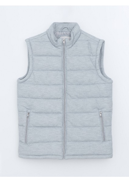 Yeni Sezon Slim Fit Dik Yaka Erkek Sisme Yelek - S57585Z8